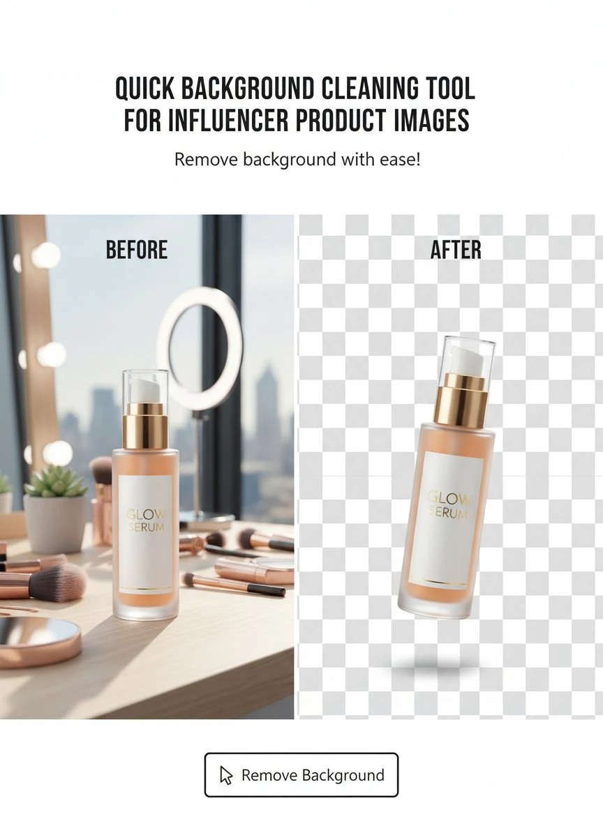 quick background cleaning tool for influencer product images - Professional Guide